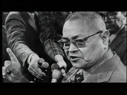 Frank Calder. Source: nisgaatreaty.wikispaces.com