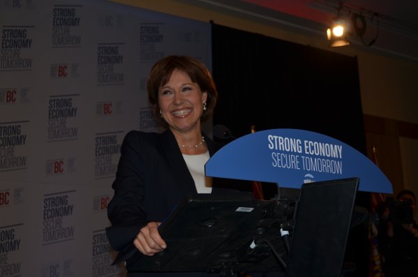 Premer Christy Clark. Photo by Carlos Tello.